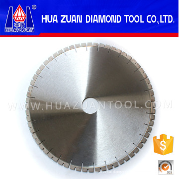Lame de scie à segment de diamant en forme de U de 400 mm, lame de scie circulaire à diamant de coupe de bord de pierre de granit